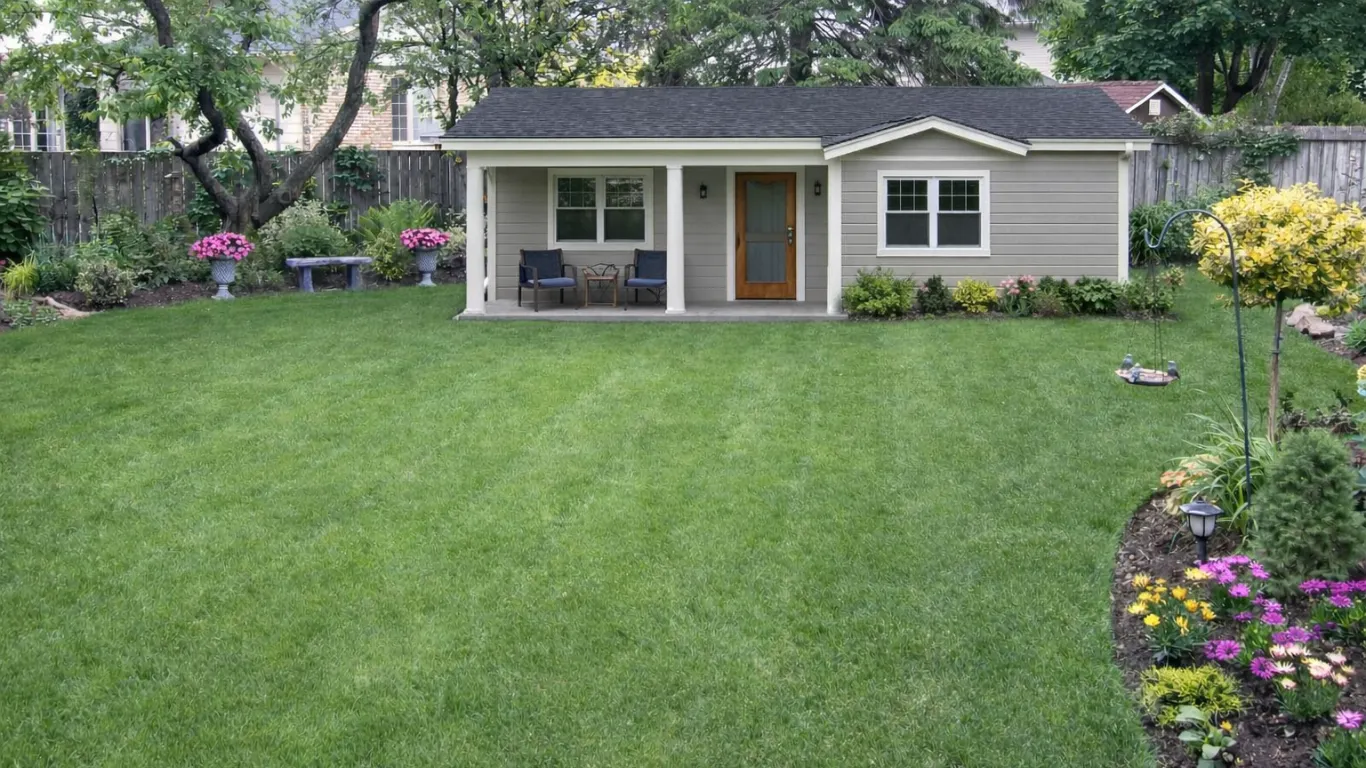 Completed backyard ADU construction in Dallas Texas